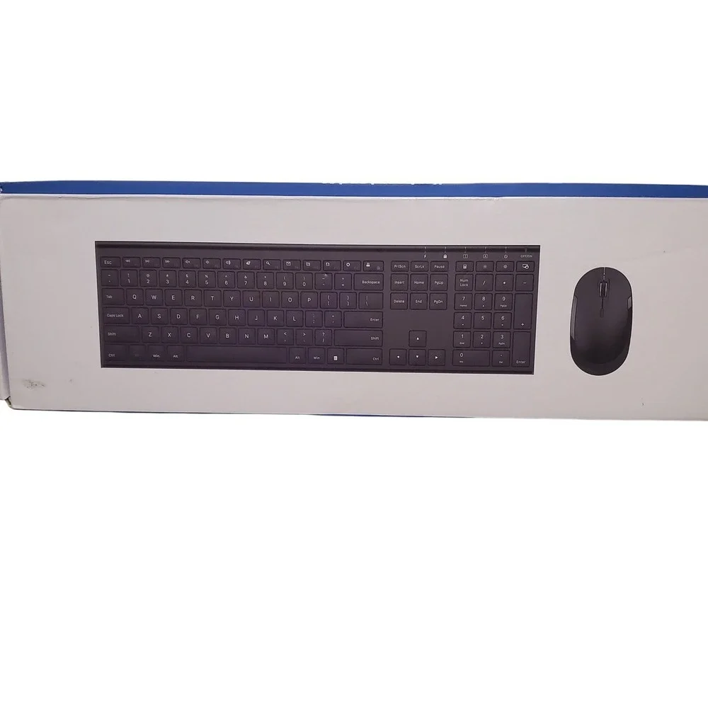 Wireless Keyboard and‎ Mouse Combo Slim Full Size Ergonomic for Computer Laptop